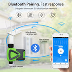 LinkMejor Tuya WiFi Smart Sprinklers Timer Hose Timer 1 Outlet Irrigation Hose Timer Waterproof Smart Watering APP Remote for Lawns Garden