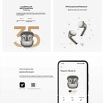 Xiaomi Buds 6 TWS Earbuds bluetooth Earphone Hi-Res Three-magnet Gold-plated Acoustic Unit Spatial Audio 3-Mic AI Call Noise Cancelling Simultaneous Interpretation Semi-in-ear Sports Headphones