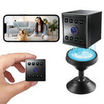 W10 1080P HD Wireless Security Camera 2.4GHz WiFi Night Vision Motion Alert 130° Wide Angle Smart Home Surveillance Cam Magnetic Mounted