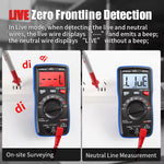 LinkMejor SK-C1 SK-C2 Digital Multimeter 600V 2000 Counts/4000 Counts AC/DC Voltmeter Ammeter Ohmmeter Electrical Tester Meter With NCV Backlight Continuity Live Wire Test
