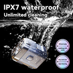 LinkMejor KTXD-7001S Portable Mini Shaver Men Electric Shaver Beard IPX7 Waterproof Rechargeable Magnetic Head Shaver Travel