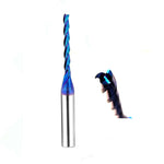 1/4 Inch CNC Router Bit Tapered Flat End Mill 3 Flutes Tungsten Steel Cutter HRC93 Cutting Tool 3.175mm Diameter 31.75mm Cutting Length Precision CNC Milling