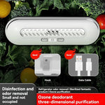 Refrigerator Deodorizer Ozone Sterilization Air Purifier 1200mAh Battery with Quick Air Purification for Effective Odor and Germ Removal