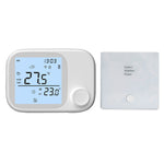 WiTH6 Smart WiFi Wireless Boiler Thermostat RF433 7 Day Programmable LCD Display Child Lock Smart Thermostat Voice Control with Alexa Google Home
