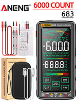 LinkMejor 683 Smart Multimeter High-end Touch 6000 Counts Multimetro Test Rechargeable Multitester AC/DC Voltage Tester Current Tool
