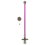 LinkMejor 124018 124019 1/12 RC Car Upgraded All Metal Center Drive Shaft Vehicles Model Spare Parts