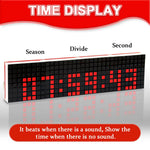 DIY LED Music Spectrum Kit DS1302 Dot Matrix Clock USB 18 Modes DIY Soldering Rhythm Light Electronic Time Display