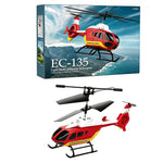Z15 EC-135 2.4G 3.5CH 6-axis Gyroscope Barometric Altitude Hold One Key Takeoff and Landing RC Helicopter RTF