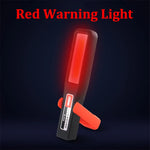 LinkMejor LED Work Light Car Garage Mechanic Lamp USB Rechargeable Flashlight with Magnetic Torch Emergency Light Warning Lantern