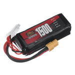 LinkMejor 3S 11.4V 1500mAh 60C 17.1Wh LiPo Battery XT60 Plug for RC Drone FPV Racing