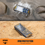 EU US Direct CIGMAN CD-120G Laser Distance Measure 120M 393ft Digital Pointfinder 4x Zoom P2P Technology IP68 Waterproof Wireless Charging 2.4" IPS Display