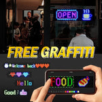 Car Indoor Display Screen Flexible Advertising Screen LED Soft Screen APP Bluetooth Control IP66 Waterproof Rating