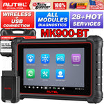 Autel MaxiCOM MK900BT 11 OS 8-inch LCD Auto Diagnostic Scanner Tool 40+ Reset Bi-directional Control Active Test