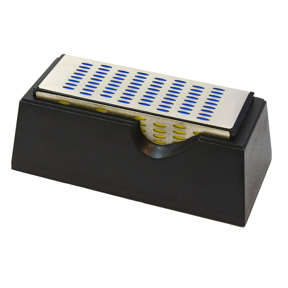 4 Sided Sharpening Stone Diamond Sharpening Block Kitchen Knife Sharpener Whetstone