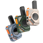 2Pcs AIRITON AI-168 Mini Walkie Talkie 5000mAh Rechargeable Battery Type-C Fast Charging FRS/PMR Long Range Portable Outdoor Communication Two-way Radio