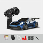 Hstar D43-01 RTR 1/43 2.4G 4WD Drift RC Car Gyro Mini Full Proportional Alloy Body Shell LED Light Remote Control High-Speed Motor On-Road Racing Vehicle Model Boys Gifts Toys