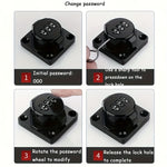 Combination Lock Mechanical Zinc Alloy 1000 Combinations Keyless Entry for Cabinets Drawers Mailboxes Lockers Rust-Resistant Easy Installation