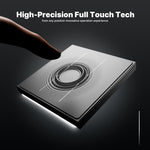 MOES Tuya WiFi Star Feather Series Smart Touch Switch With Neutral Light Scene 1-4 Gang 2in1 APP Remote Control Voice Control with Alexa Google Home