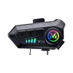 Coralme Y10 Motorcycle Helmet Bluetooth Headset Wireless Headset AI Voice Assistant Motorcycle Helmet Headset Split Installation Bluetooth Headset