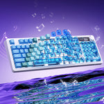 LinkMejor Ak980V2 PRO Mechanical Gaming Keyboard with Knob and TFT Color Display Tri-Mode Gasket Structure 10000mAh Battery Dual 8K Polling Rate
