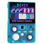 [64G] DC45V10000+ Games Open Source Handheld Console 4.5 Inch IPS Screen RK3326 WiFi 4000mAh Retro Game Emulator Portable Linux Gaming Device with Vibration RGB Joystick