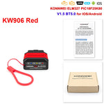 Konnwei KW906 OBD2 ELM327 V1.5 Pic18F25K80 OBD 2 Bluetooth 5.0 Scanners Car Diagnostic tool Code Reader For Android/IOS