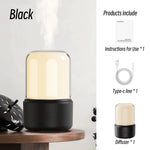 Kinscoter Aroma Diffuser Essential Oil Diffuser Usb Portable Air Humidifier Warm Color Night Light For Home Bedroom Desktop