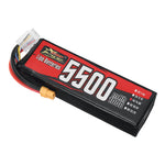 LinkMejor 14.8V 5500mAh 100C 4S 81.4Wh LiPo Battery XT60 Plug for RC FPV Racing Drone Airplane Helicopter Quadcopter