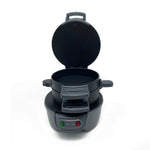 Comfook 600W Electric Hamburger Maker Multi-Layer Design Anti-Scald Easy Cooking Sandwich Burger Maker with Rotating Cooking Plate for Home Kitchen Breakfast
