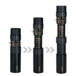 IPRee 10-300x40 Zoom Telescope HD 4K Portable Strong Long Range Professional Monocular BAK4-Prisms For Hunting Camping