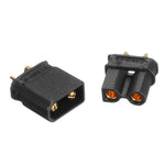 LinkMejor XT30U Plug 2mm Black Female Male Banana Plug Connector