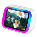 TF26pro Smart AI Speaker Wireless bluetooth Speakers RGB Lights 4.0-inch Screen LED Display 57mm Speaker Hands-free Calling Voice Assistant 2000mAh Battery Customized Photo Albums Smart Alarm Clock Home AI Speakers