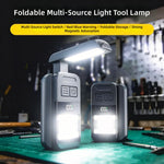 Bikight DC12 350LM High-Intensity Super Bright Rechargeable Mini Work Light Suitable For Outdoor Use Foldable Multi-Functional Inspection Light With Red And Blue Warning Lights