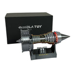 LinkMejor Small Size 24cm TR900 Turbofan Engine Model Decoration Science Discovery Toys