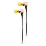 RadioMaster GX12 DIY 90 Degree RP-SMA Adapter Cable Compatible with GX12 Dual-Band Gemini-X Radio Transmitter