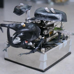 LinkMejor V8 Alloy Mechanical Model Desktop Ornament Science Discovery Toys Gifts