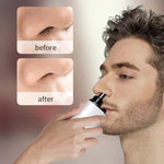 LinkMejor KBMQ-2502-L Electric Nose Hair Trimmer Achieve Shaver Facial Nose Hair Scissors Men Women Clean Trimmer Shaver