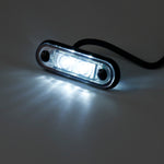 1PCS 12V/24V 2 LED Flush Fit Led Marker Lights Side Signal Lamps Kelsa Bar