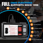 LinkMejor S608 OBD2 Scanner Automotive Diagnostic Tool 4 System Diagnosis 9 Resets Bi-Directional Control CANFD Lifetime Free Update Professional Car Code Reader