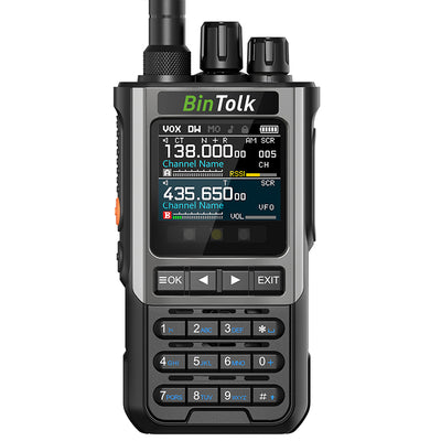 LinkMejor BT8200 10W Multi Band Radio Walkie Talkie 256 Channels bluetooth APP Programming NOAA Weather Alert Type-C Charging Tri-Power Output VOXTwo Way Radio