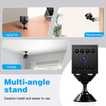 W10 1080P HD Wireless Security Camera 2.4GHz WiFi Night Vision Motion Alert 130° Wide Angle Smart Home Surveillance Cam Magnetic Mounted
