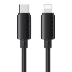 USAMS SJ788 U98 3A PD30W USB-C to iP Cable PD Fast Charging Data Transmission Thickened Copper Core Line 1M Long for iPhone 14 14 Pro 13 Pro Max 12