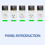 WiFi Smart Protection Socket Tuya App Control Over & Under Voltage Protection Adjustable Power Settings Pure Copper Nickel-Plated Conductors 3250W CE Certified