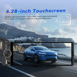 6.28 inch Car Wireless CarPlay Android Auto MirrorLink MP5 Player Bluetooth 5.2 HD Touchscreen Vehicle Center Console Display Universal