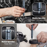 CreationSpace CS0603A Mini Electric Screwdriver Set Rechargeable Lithium Technology 3 Adjustable Speed 200rpm Torque Precision Tool