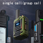 Global Walkie Talkie 4G LTE 6800mAh Battery Type-C Charge Europe Version SIM Card