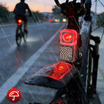 LinkMejor Smart Monitoring Warning Bicycle Taillight High Lumen Waterproof Bike Sensor Rear Light for MTB Road Cycling Safety