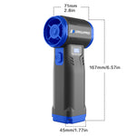 Drillpro G1 Cordless 550g Wind Pressure Turbo Fan 10,000mAh Peak Battery 9 Speed Settings 90,000RPM 40mm Brushless Motor Powerful Handheld Air Blower Multi Nozzle