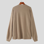 LinkMejor Mens Knitted Striped Long Sleeve Cardigan Casual Solid Color Spring Fall Winter Men's Coat