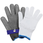 Stainless Steel Cut Resistant Glove Mesh Metal Glove Food Grade for Kitchen Cooking / Woodworking Carving / Butcher Meat Cutting